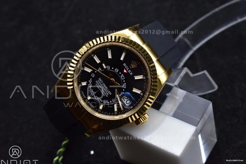 Sky-Dweller ZF YG 1:1 Weight) Strap (Gain Oysterflex Durable Edition Dial Black 1098 on Best A23J 336238 0831